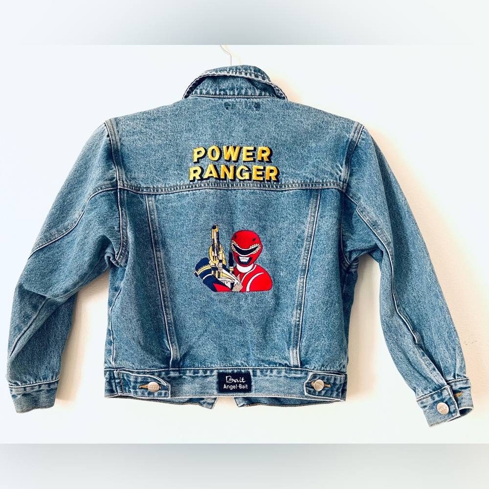 BAIT Angel Bait Power Ranger Kids Denim Jacket